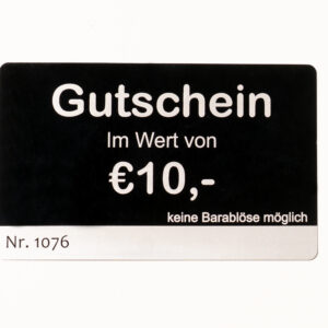 Gutschein 10 Euro